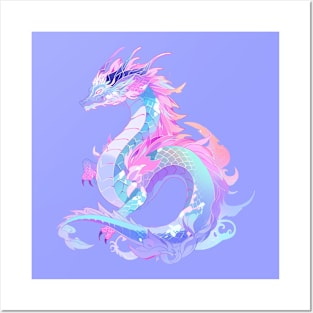 Pastel Dragon Posters and Art